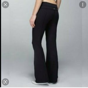 Lulu lemon Groove Pant Stripe Full Black 4